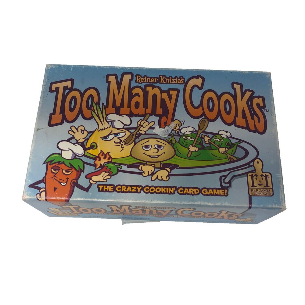 Too Many Cooks Card Game 2002 by Reiner Knizia R&R Games HTF RARE Complete